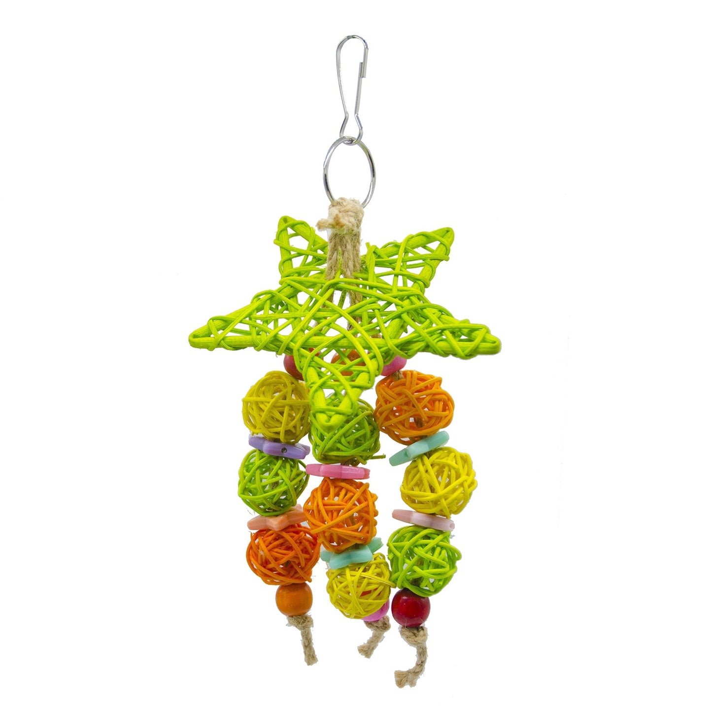 Rattan Star Ball Bird Toys