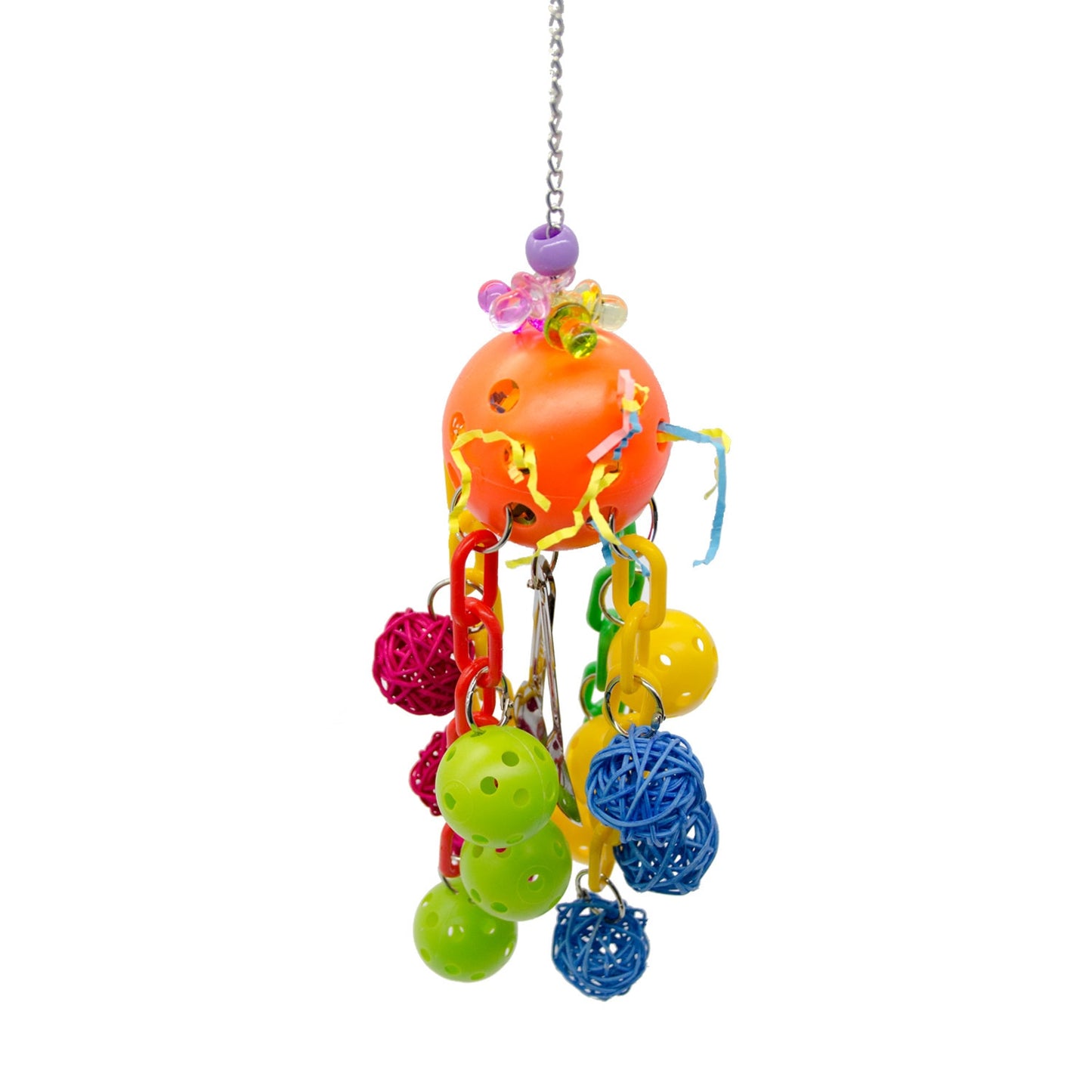 Plastic Cave Rattan Ball Chain Bird Toys