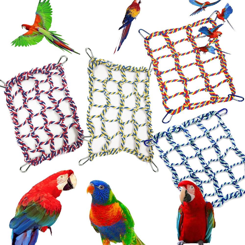 Nylon Rope Parrot Climbing Toy - Bird Cage Accessories