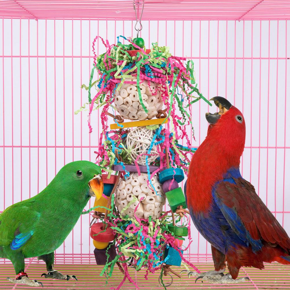 Sola Shred Wood Blocks Bird Toys