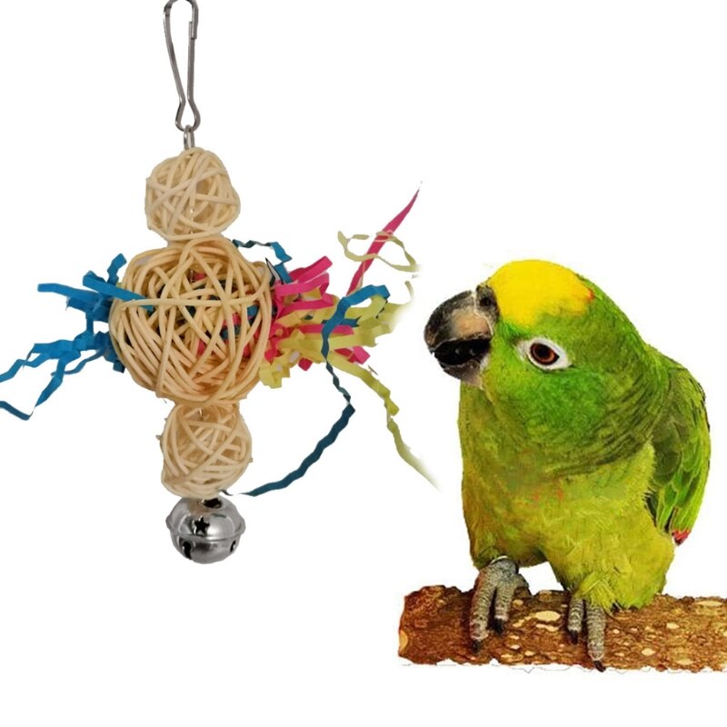 5pcs Parrots Shredding Chewing Foraging Toy Bird Toys