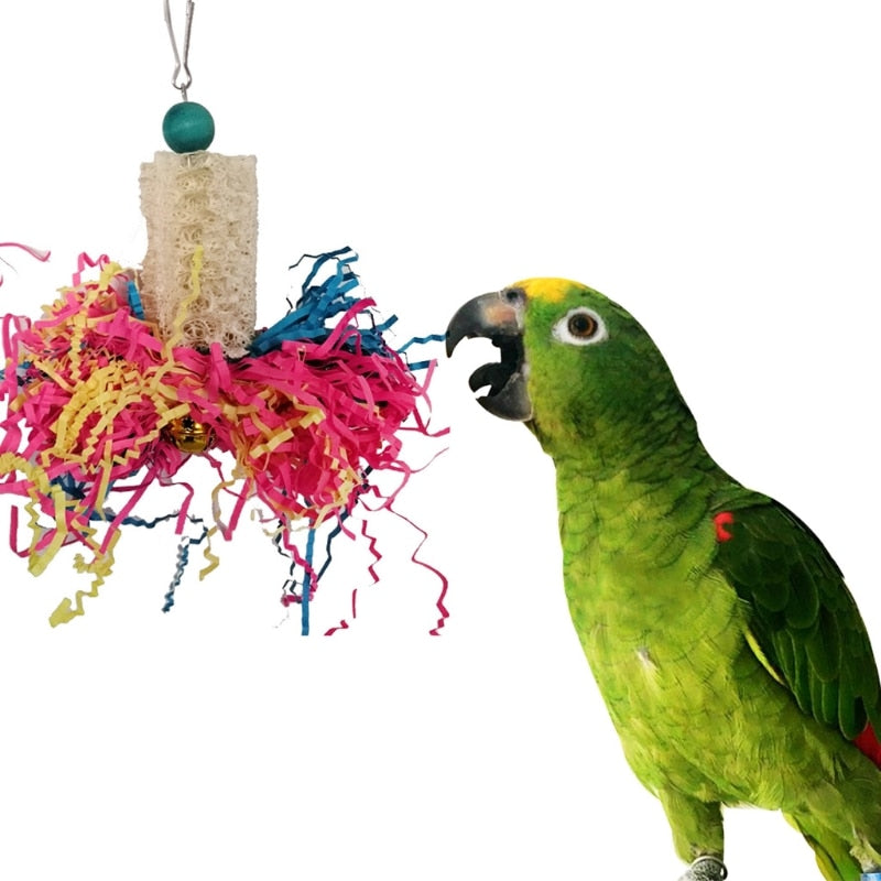 5pcs Parrots Shredding Chewing Foraging Toy Bird Toys
