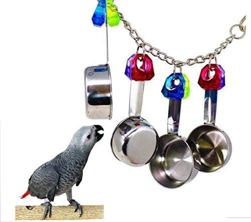 Spoon Clacker Delight Parrot Bird Toys