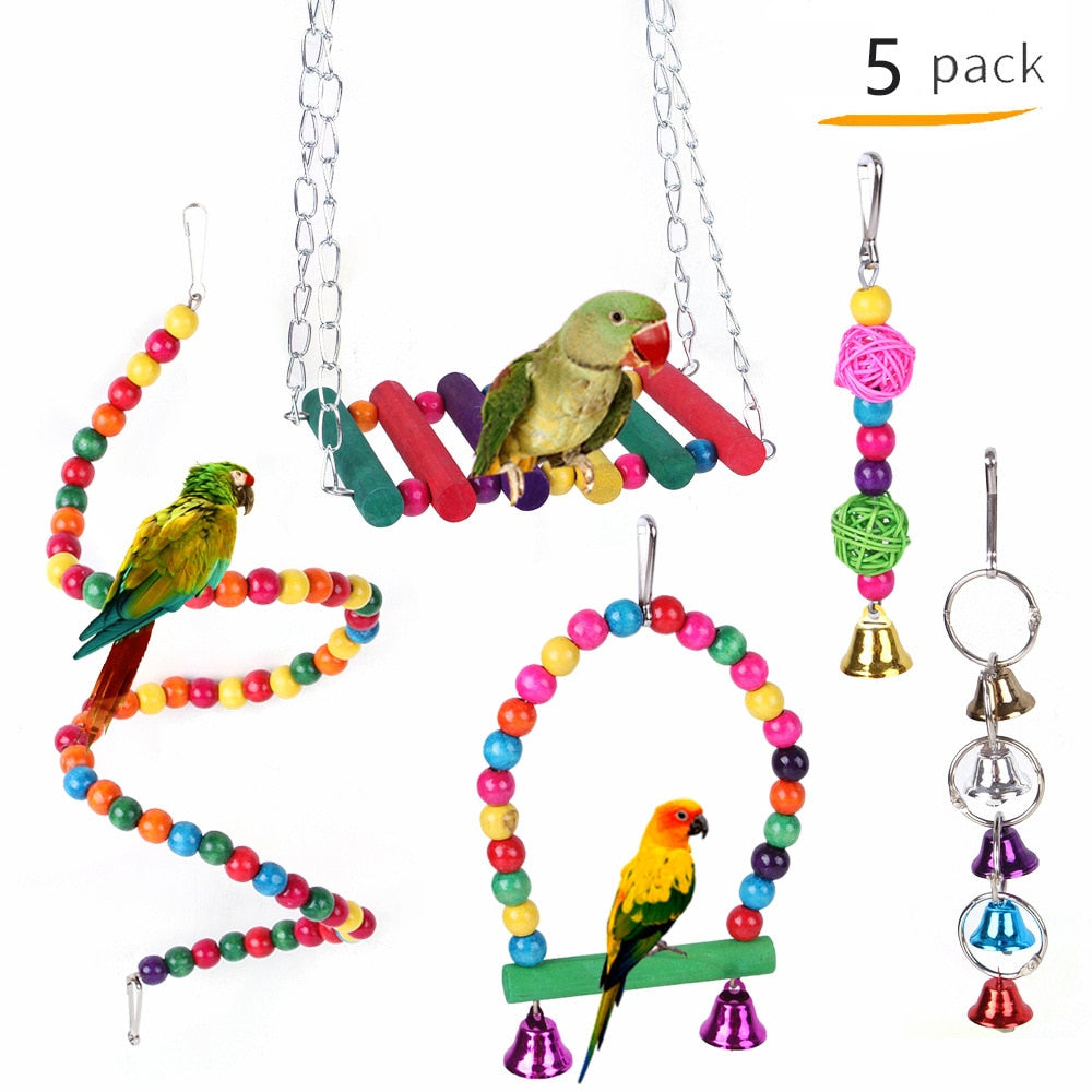 Bird Toys Set