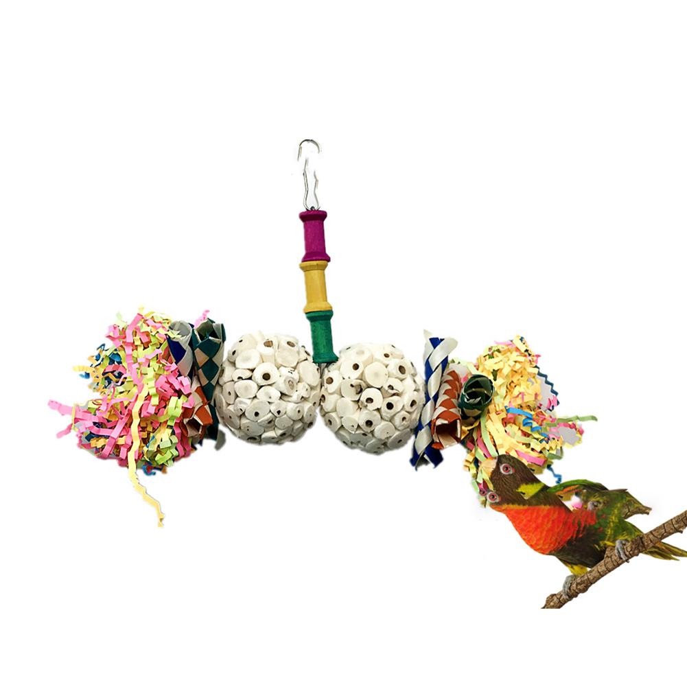 Foraging Balls Shred Paper Bird Chew Toy+