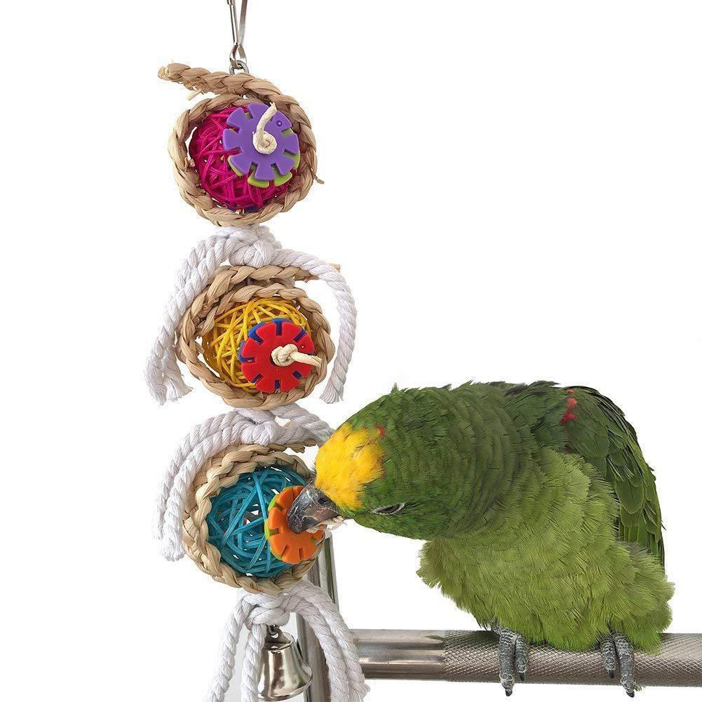 Hanging Parrot Chew Toys Bite-resistant Bird Supplies Accessories