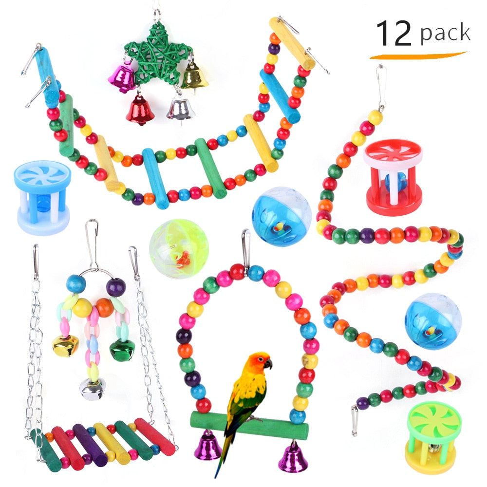 Bird Toys Set