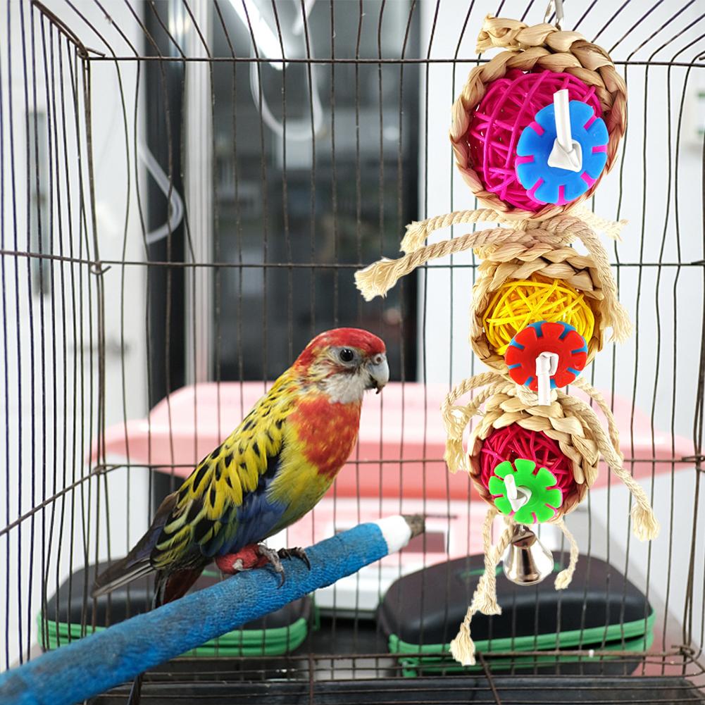 Hanging Parrot Chew Toys Bite-resistant Bird Supplies Accessories