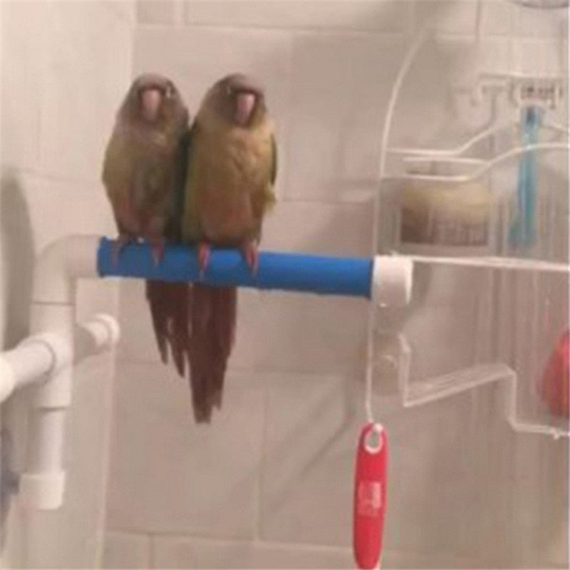 Standing Bath Shower Perch for Birds
