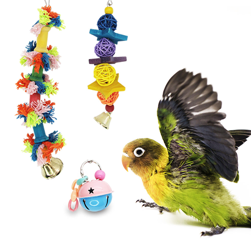 10pcs Small Bird Toys Set - GCC Aviary
