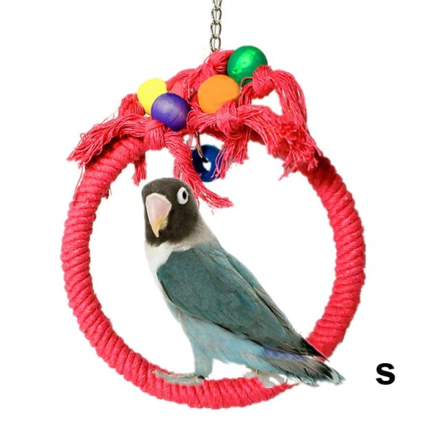 Circle Rope Ring Swing Bird Toys - GCC Aviary