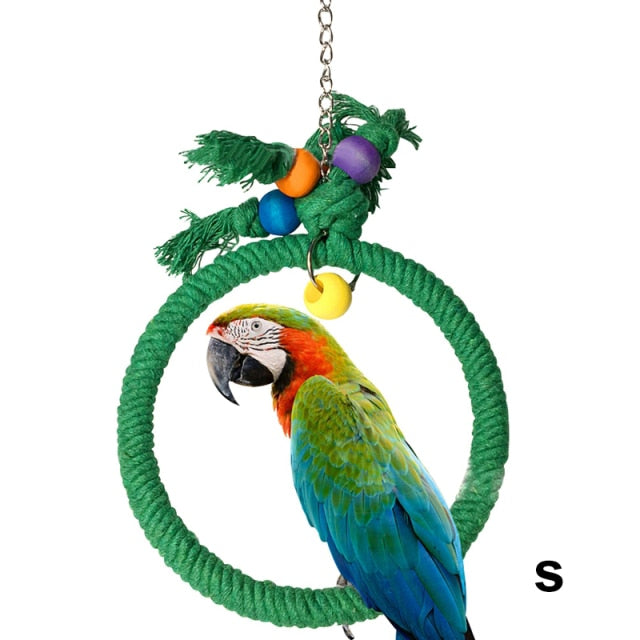 Circle Rope Ring Swing Bird Toys - GCC Aviary