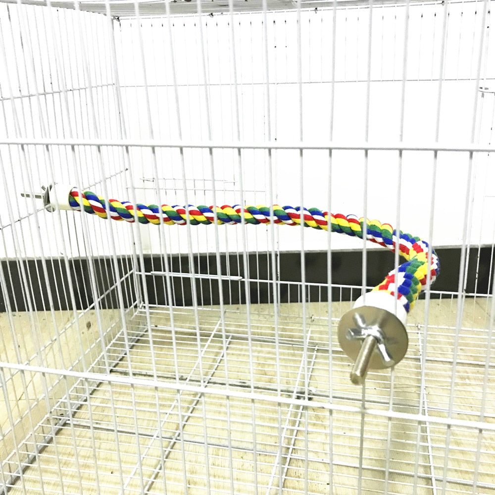 Rope Boing Perch Bird Toys