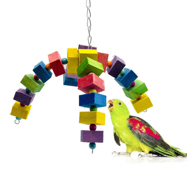 Parrot Supplies Bite Toy Stand Parrot Cage Accessories Swing