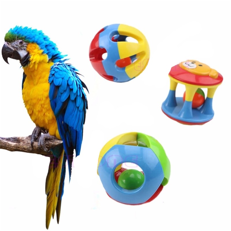 Plastic Ball Foot Talon Bird Toys